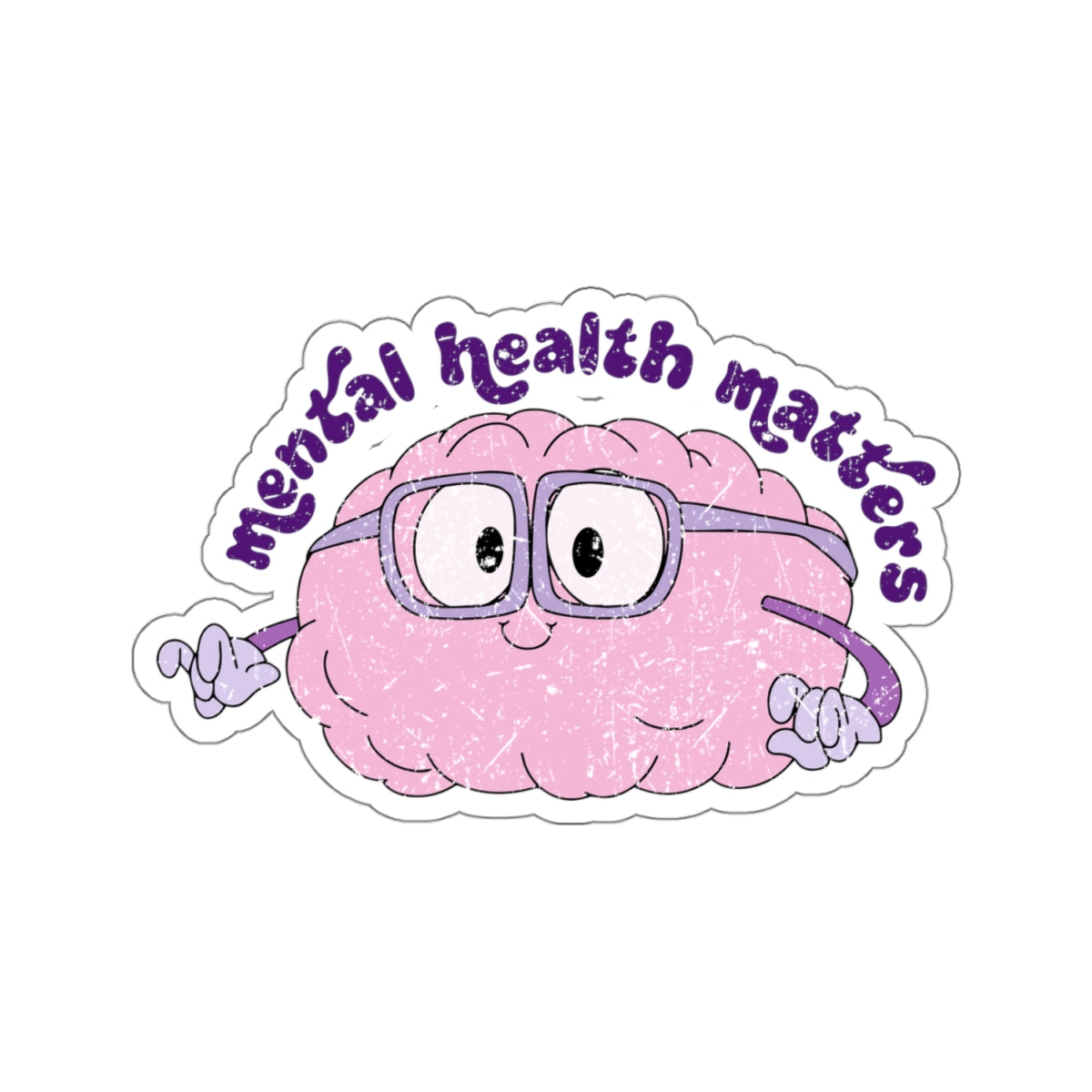 Mental Health Matters Vinyl Sticker