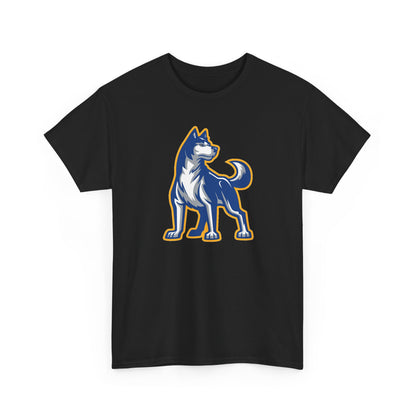 Bigfork Huskies Heavy Cotton Tee — Custom Back (“DAD #1” or Your Text)
