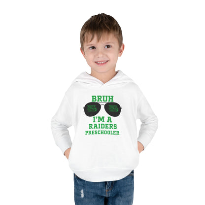 BRUH I’m A Raiders Preschooler Toddler Hoodie