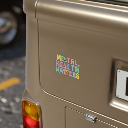 Colorful Mental Health Matters Sticker