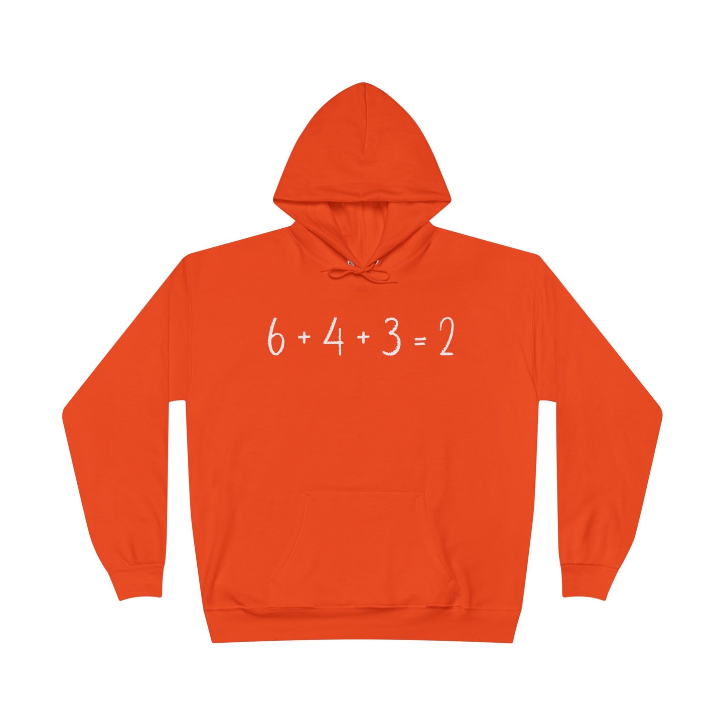 6+4+3=2 Baseball/Softball Hoodie