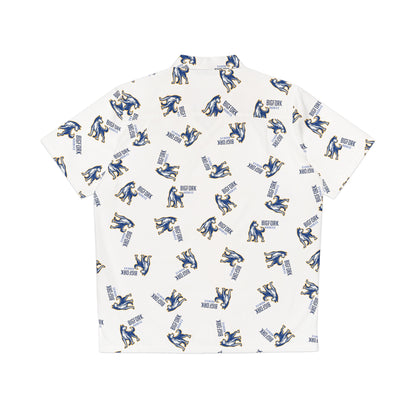 Bigfork Huskies Aloha Howl Hawaiian Shirt — Boxy Fit, Pocket, Summer Spirit