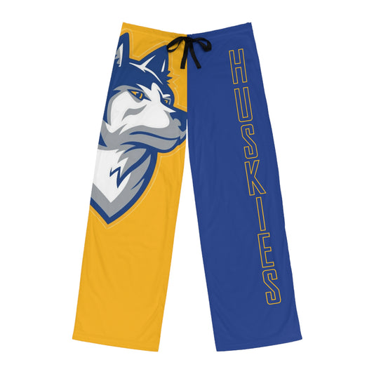 Bigfork Huskies Two-Color Men’s PJ Pants — Lounge Howl, Game-Day Style