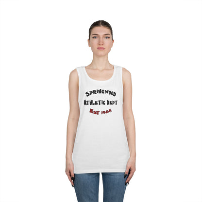 Springwood High Athletic Dept. Tank Top – Class of 1984 Horror Fan Gym Shirt