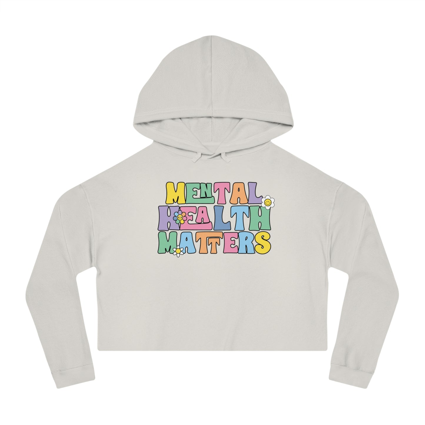 Mental Health Matters Cropped Hoodie