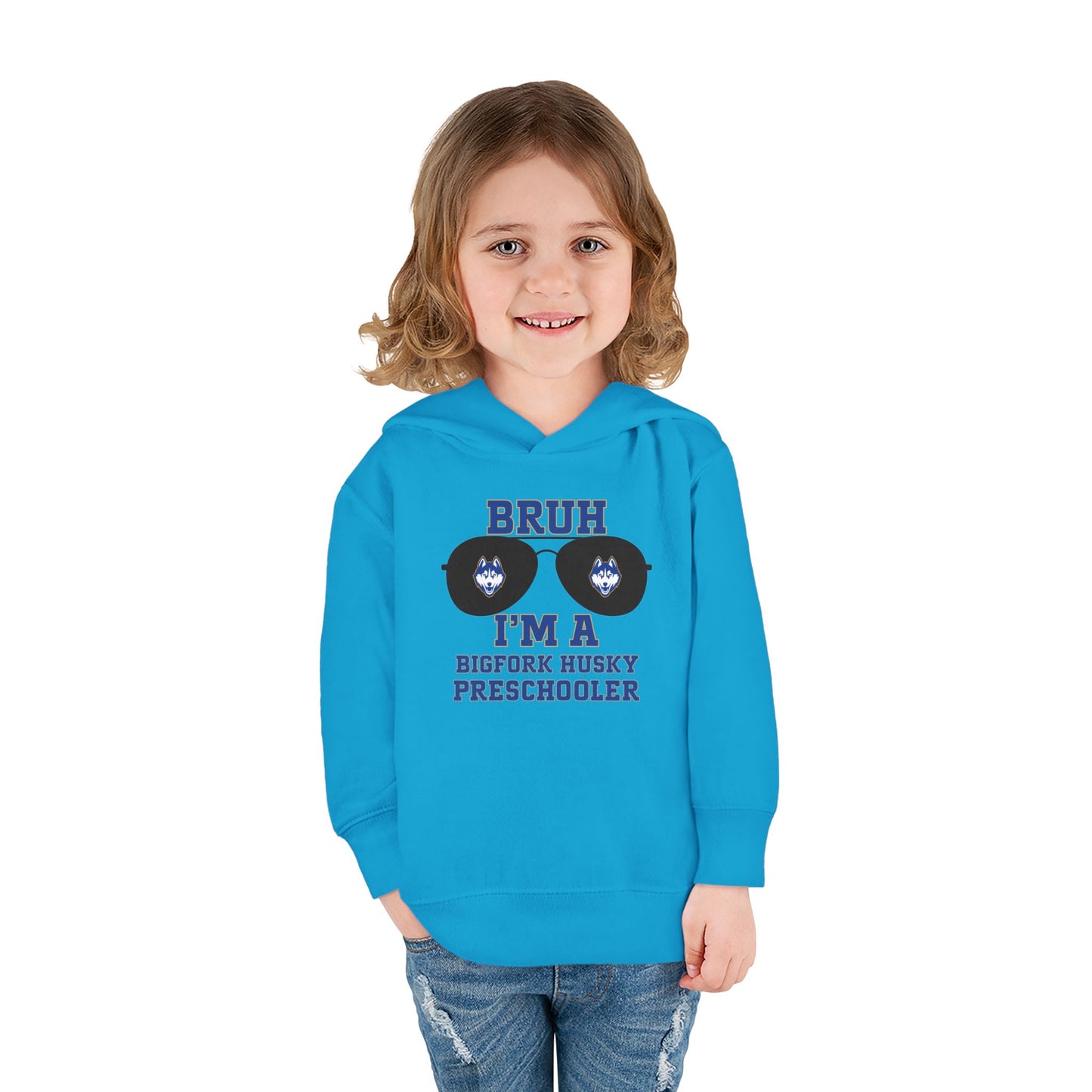 BRUH I’m a Bigfork Husky Preschooler – Toddler Hoodie of Legends