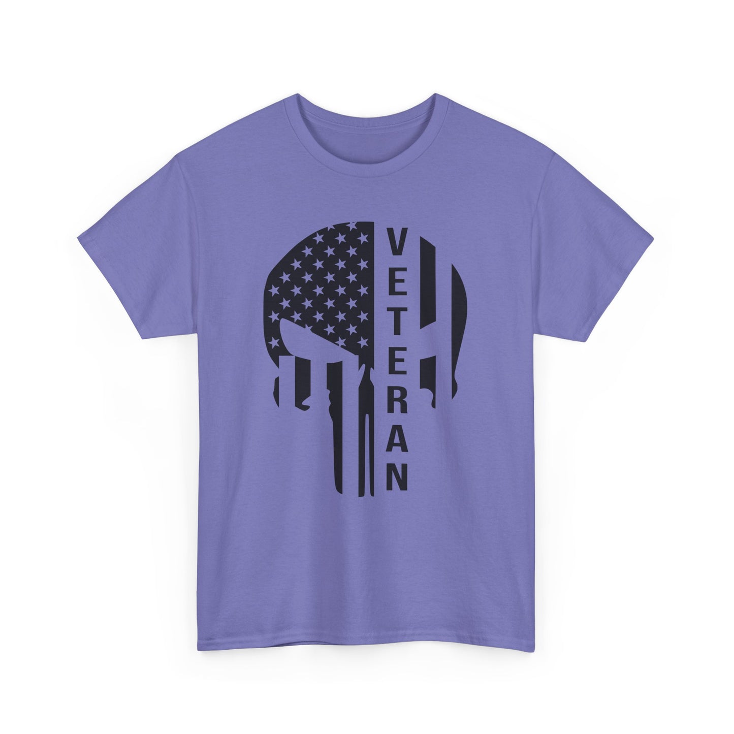 Veteran Skull Flag Tee - Wear Your Service with Style