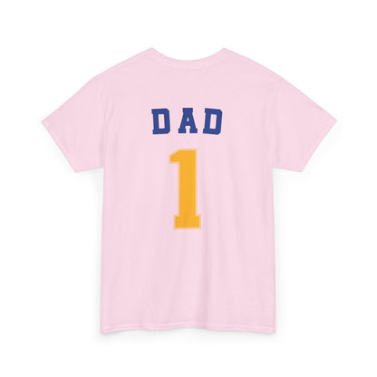 Bigfork Huskies Heavy Cotton Tee — Custom Back (“DAD #1” or Your Text)