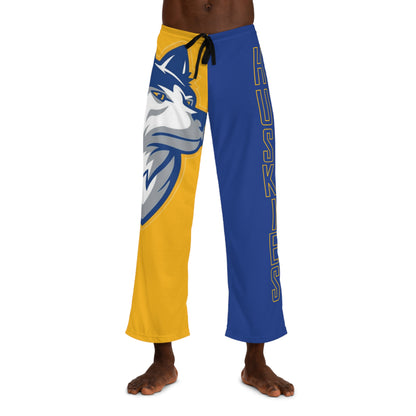 Bigfork Huskies Two-Color Men’s PJ Pants — Lounge Howl, Game-Day Style