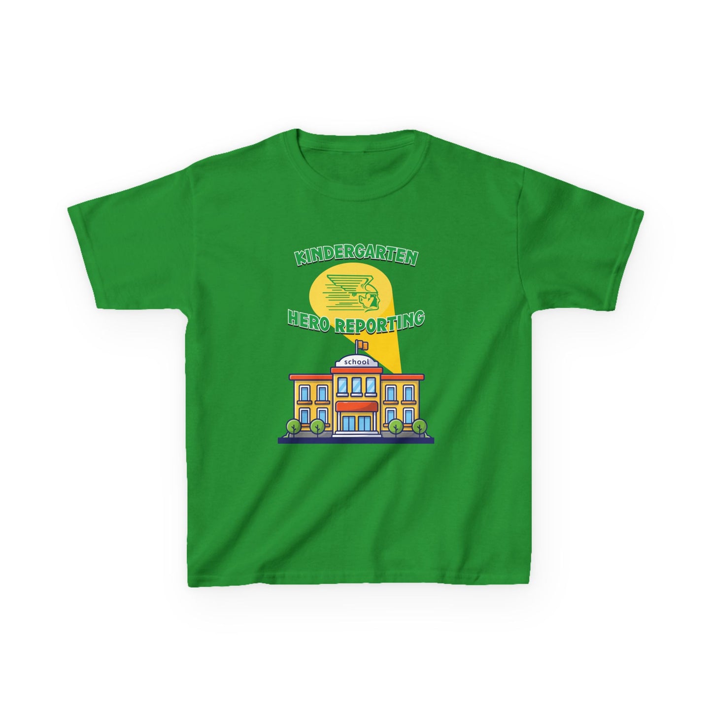 Kindergarten: Hero Reporting for Duty – Greenway Raiders Kids Tee