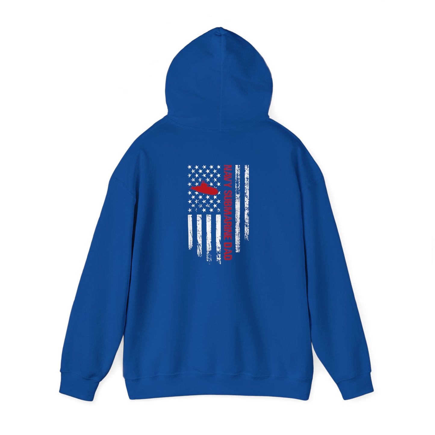 Navy Submarine Dad Hooded Sweatshirt – Proud, Warm, and Patriotic