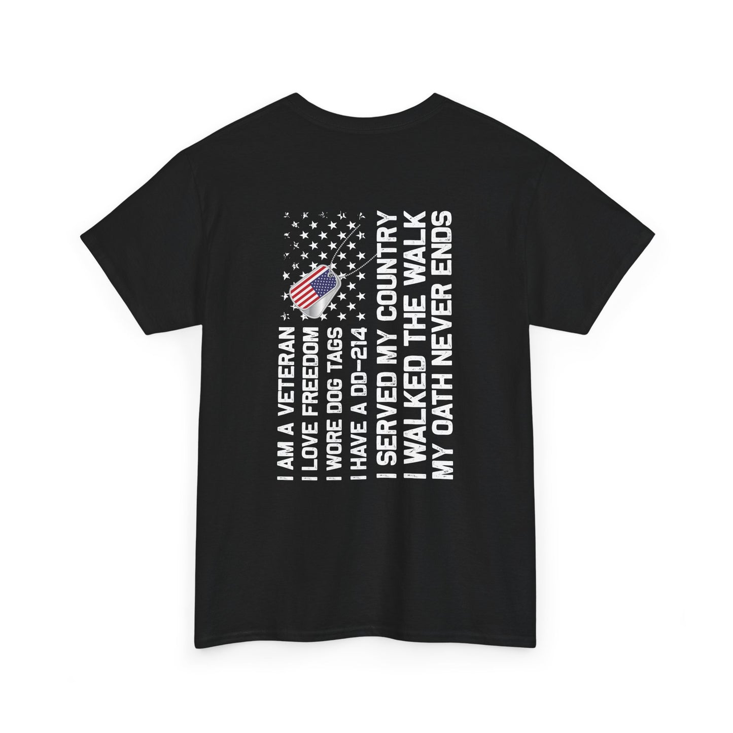 Title: Veteran Oath Tee - A Statement of Honor and Service