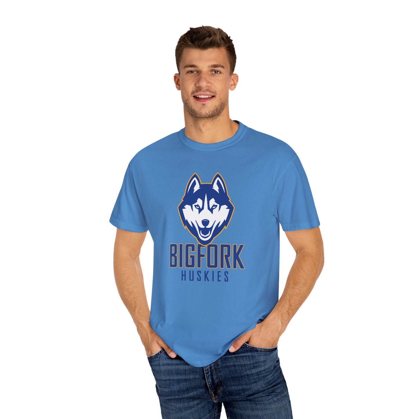 Bigfork Huskies Unisex Garment-Dyed T-shirt