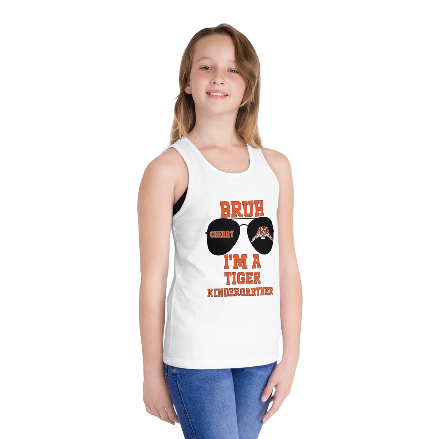 BRUH I’m a Tiger Kindergartner – Kids Tank Top