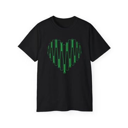 GNK Titans Baseball/Softball Heart Bat Tee