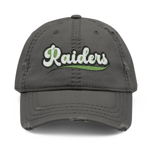 Greenway Raiders Distressed Dad Hat – Worn In, Raiders Strong
