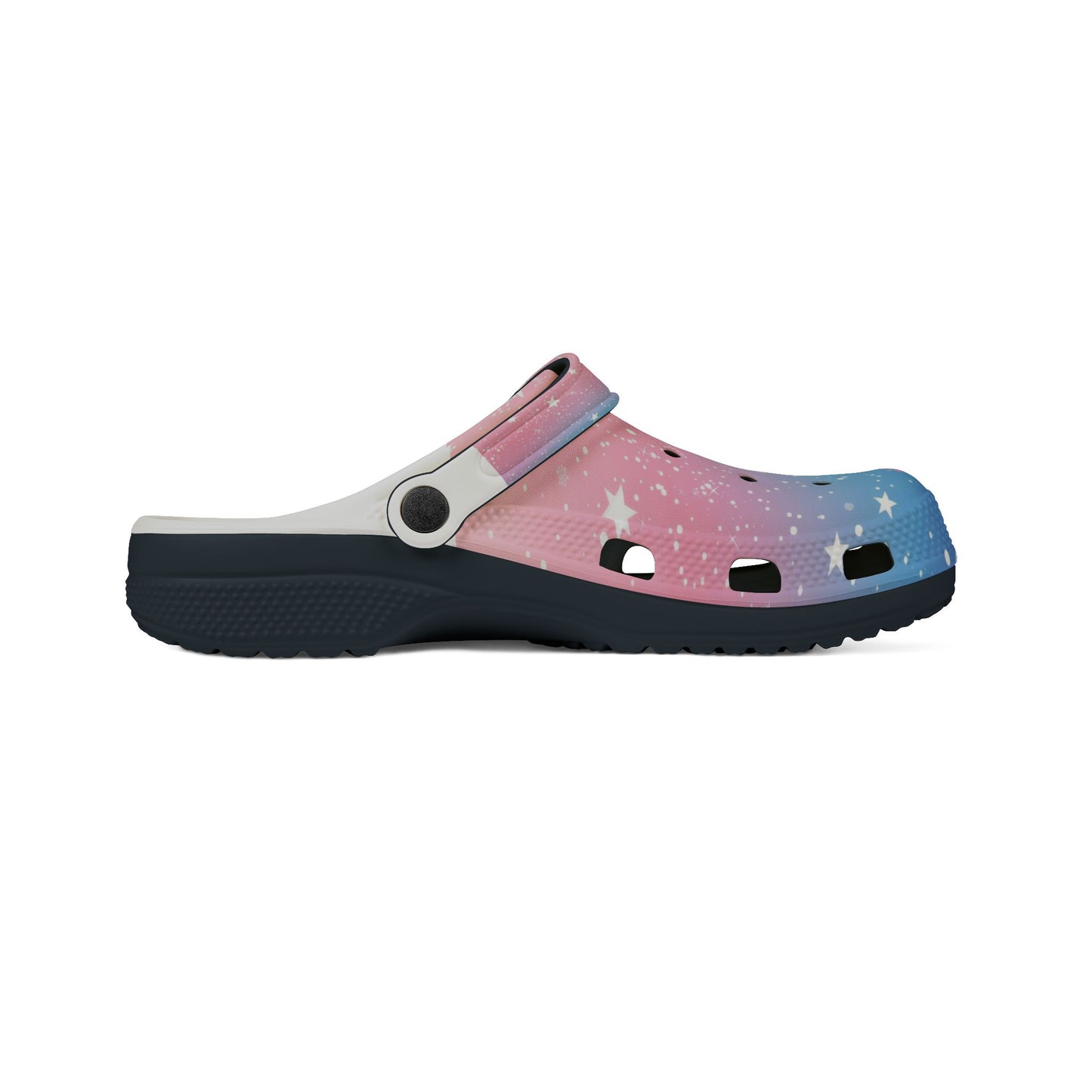 Pink Stars Clogs - Sparkle and Shine with Every Step!