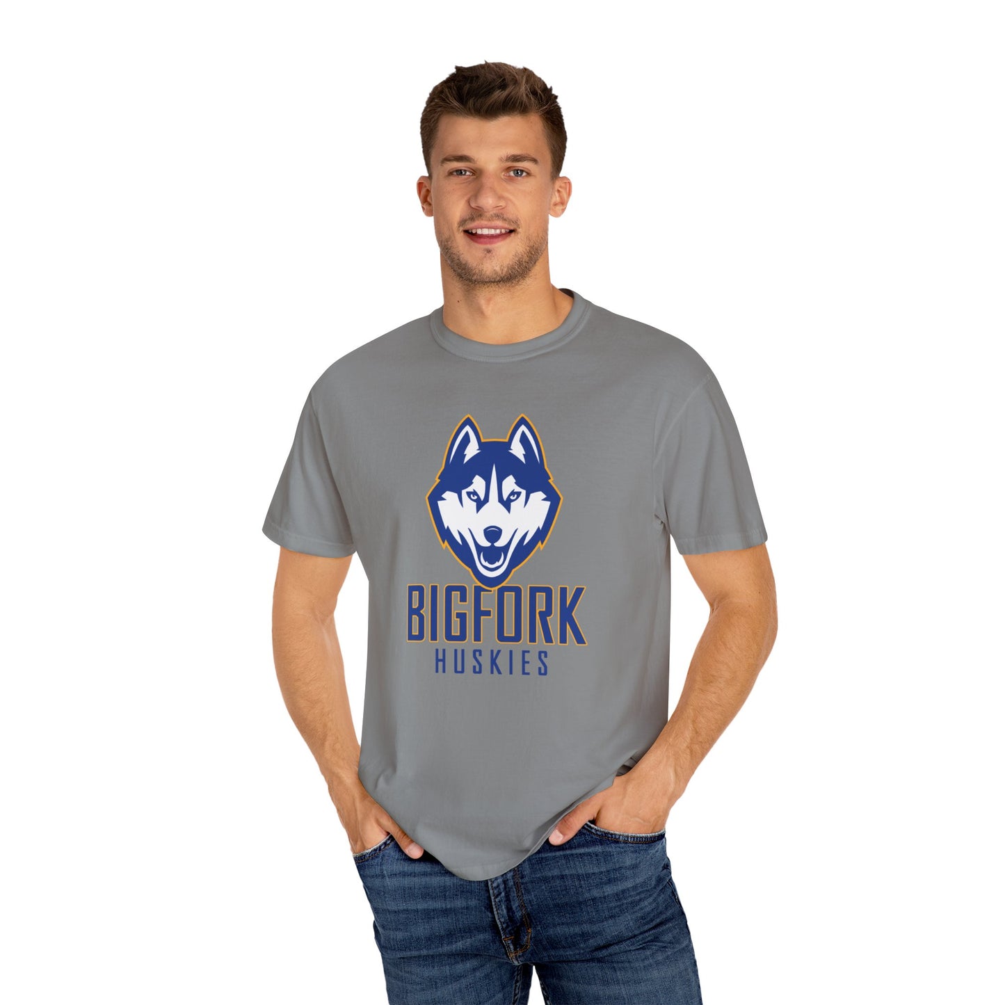 Bigfork Huskies Unisex Garment-Dyed T-shirt