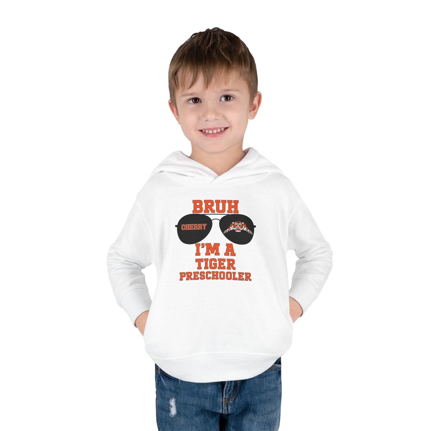 BRUH I’m a Tiger Preschooler – Toddler Hoodie