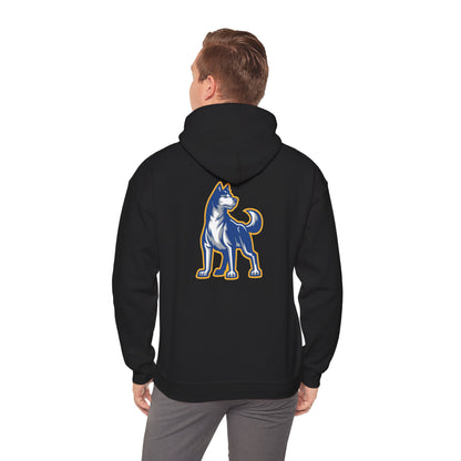 Bigfork Huskies Back-Logo Hoodie — Front Wordmark, Classic Comfort