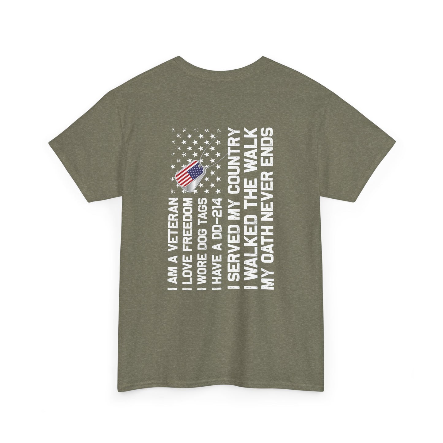 Title: Veteran Oath Tee - A Statement of Honor and Service