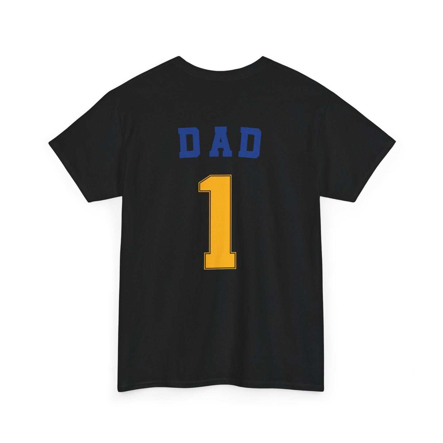 Bigfork Huskies Heavy Cotton Tee — Custom Back (“DAD #1” or Your Text)