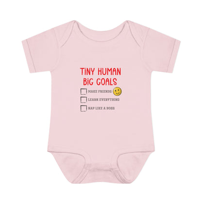 Tiny Human, Big Goals – Infant Bodysuit
