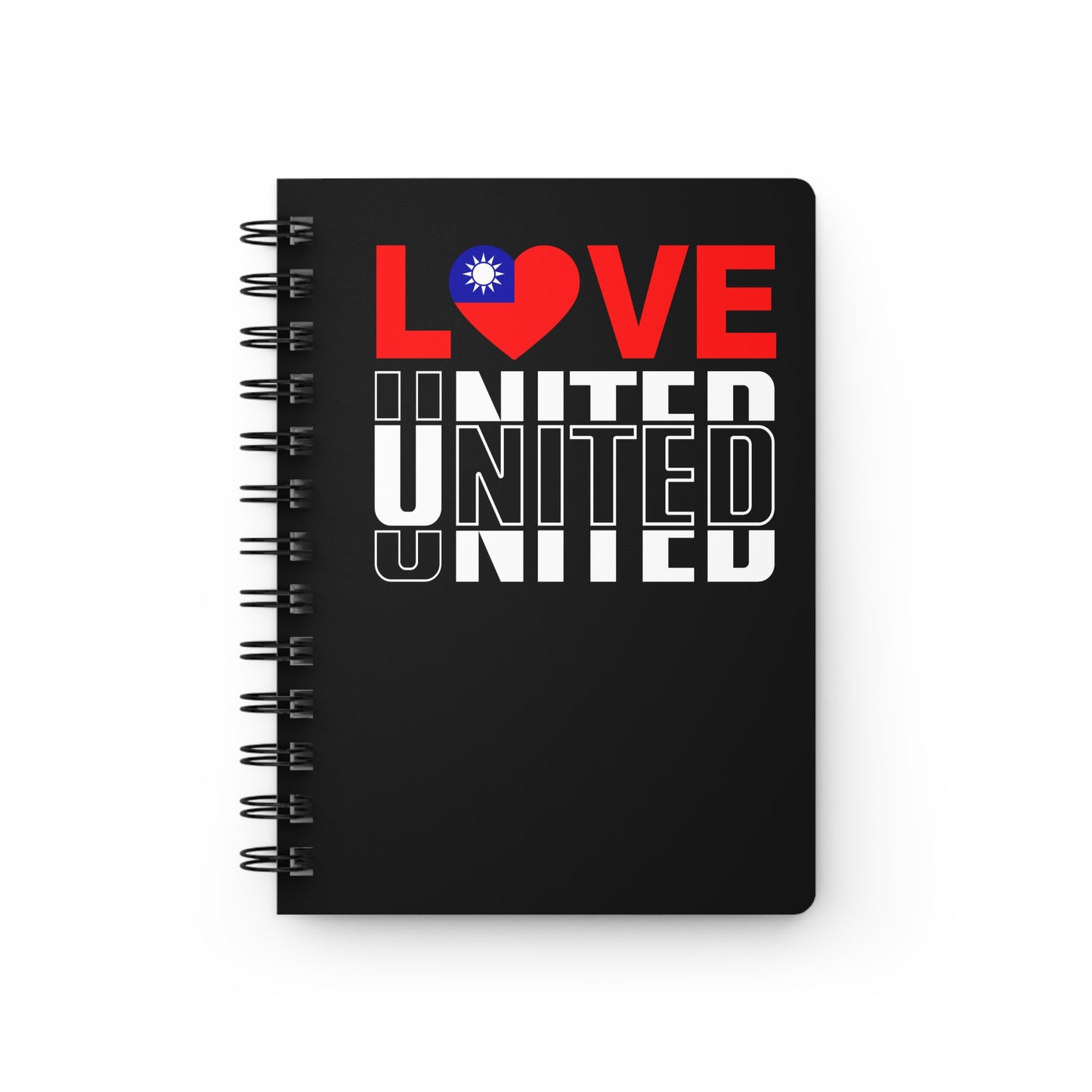 Taiwan LOVE United Spiral Notebook✍️