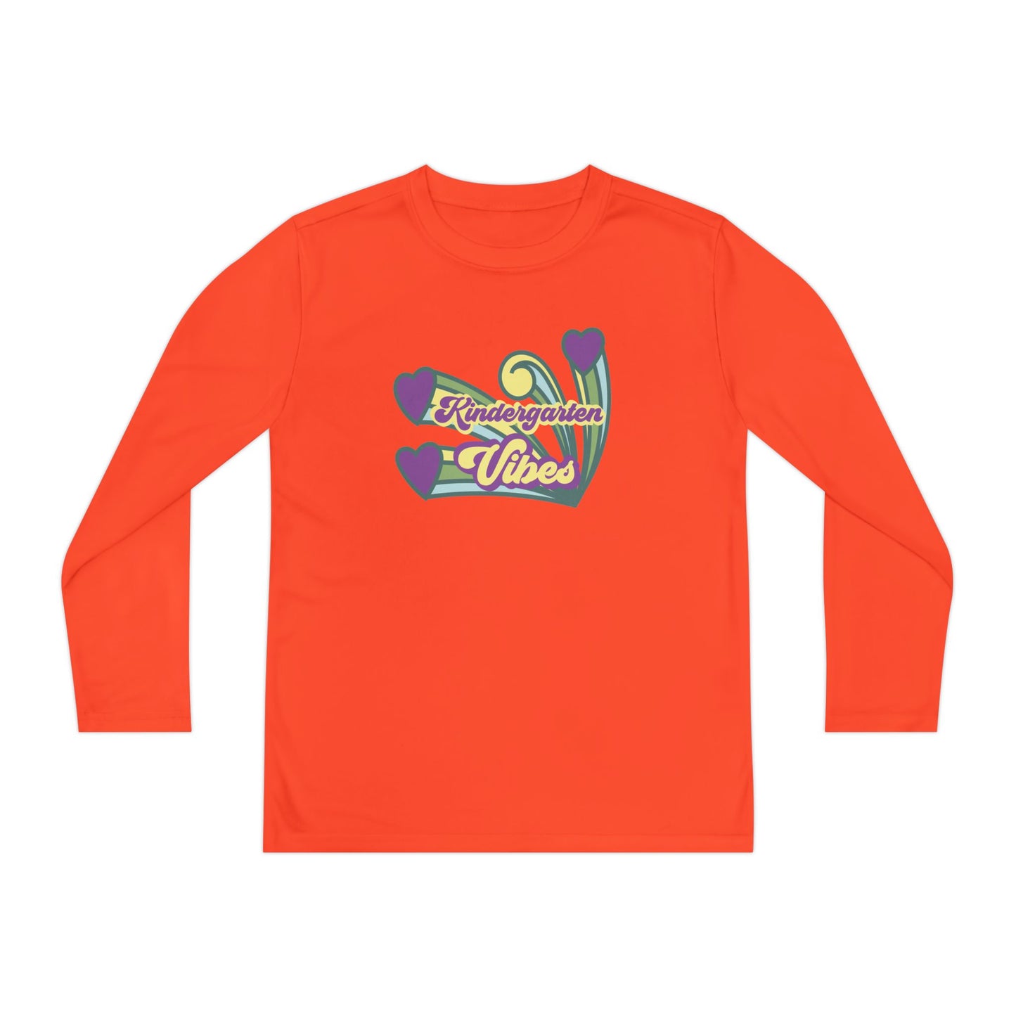 Kindergarten Vibes – Youth Long Sleeve Performance Tee