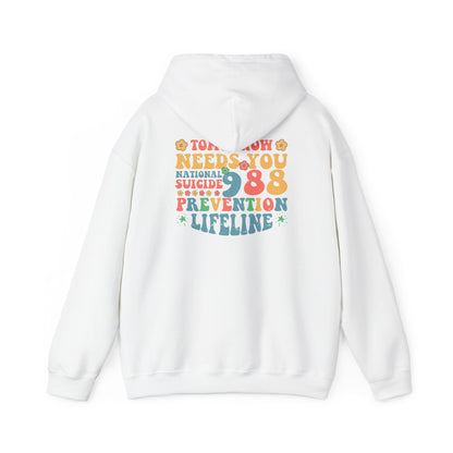 Tomorrow Needs You 988 Lifeline Hoodie