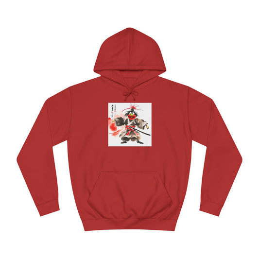 Ryu Crimson Samurai Street Hoodie – Bold Colors