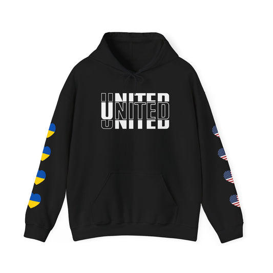 LOVE United - USA Ukraine Hoodie