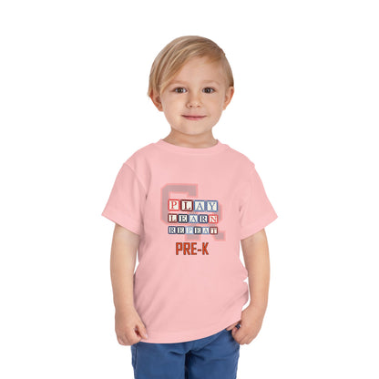 Grand Rapids Thunderhawks – Play. Learn. Repeat. Pre-K Toddler Tee