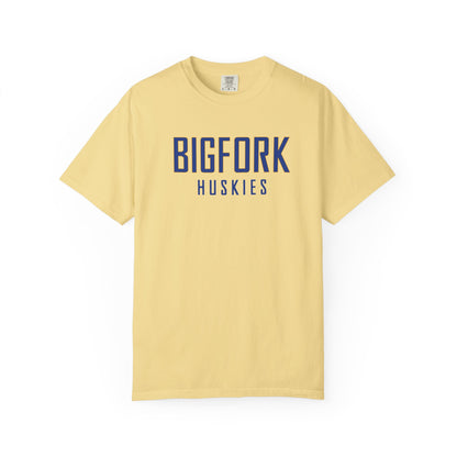 Bigfork Huskies Wordmark Unisex Garment-Dyed T-shirt