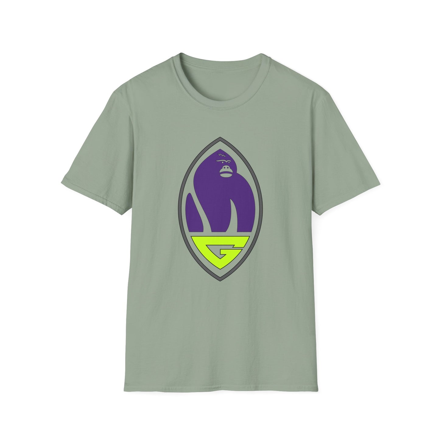 Bold & Purple: The Gorilla Emblem Tee