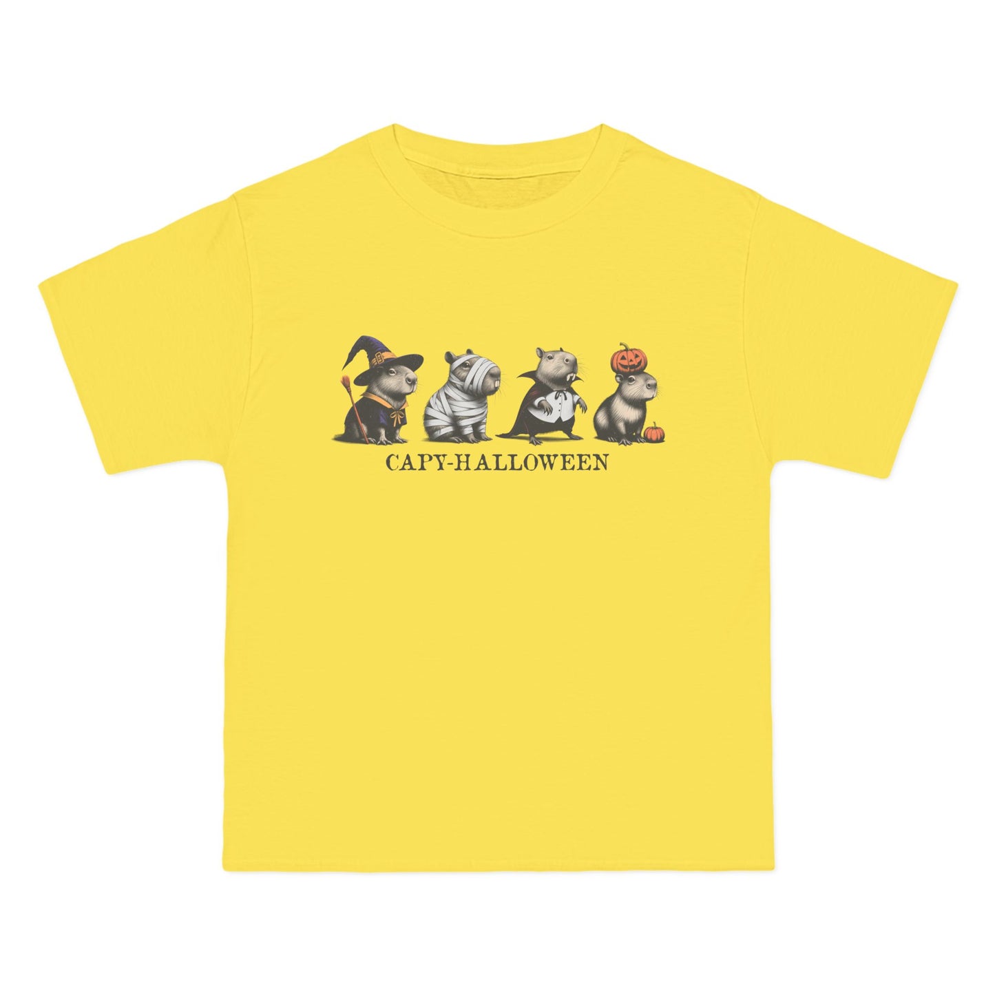 Capy Halloween Season T-Shirt – Spooky Fun with Capybara Style