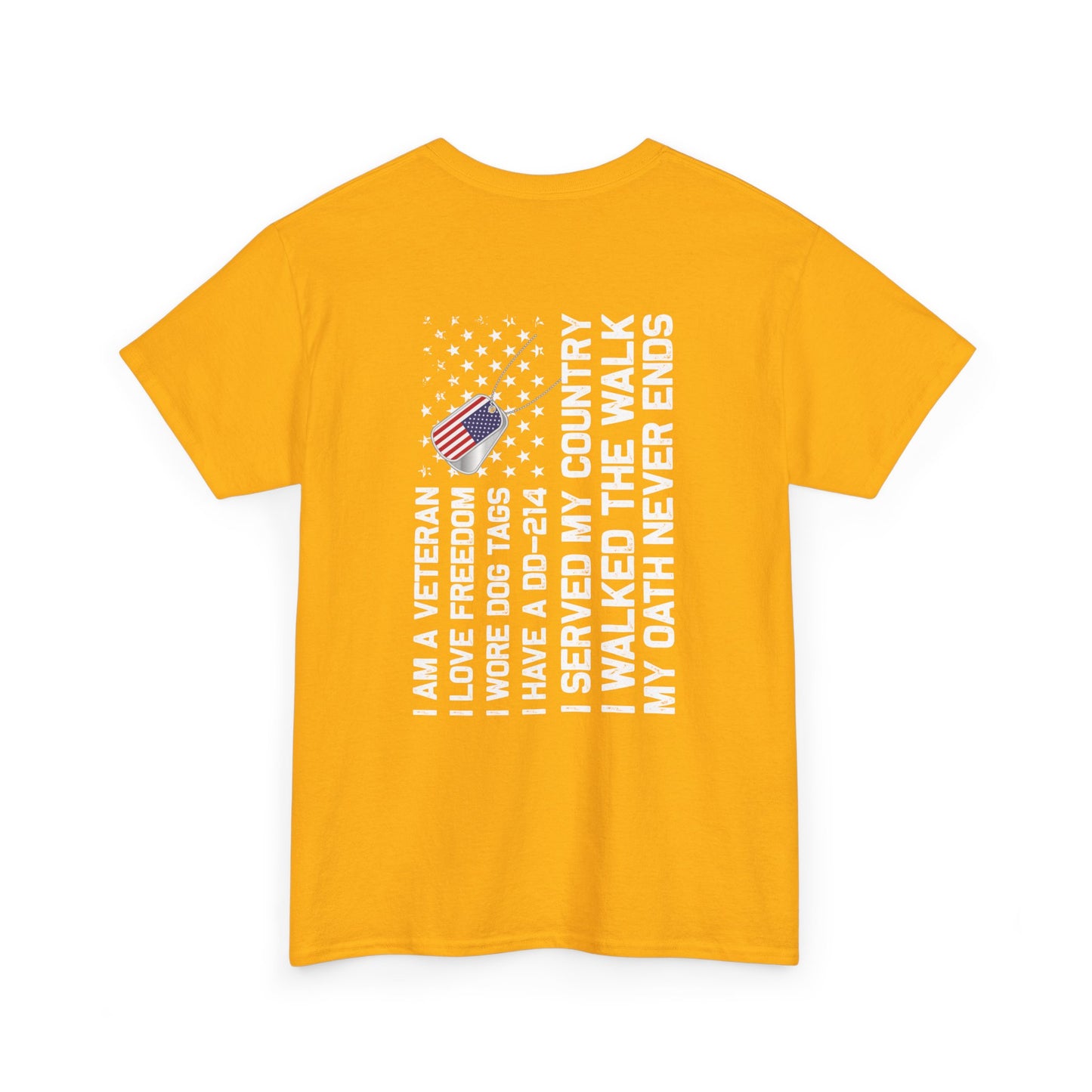 Title: Veteran Oath Tee - A Statement of Honor and Service