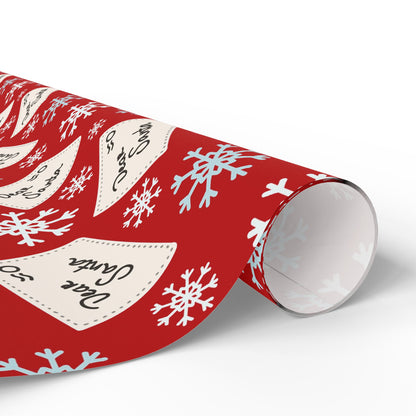Dear Santa Wrapping Paper