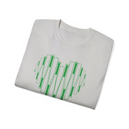 GNK Titans Baseball/Softball Heart Bat Tee