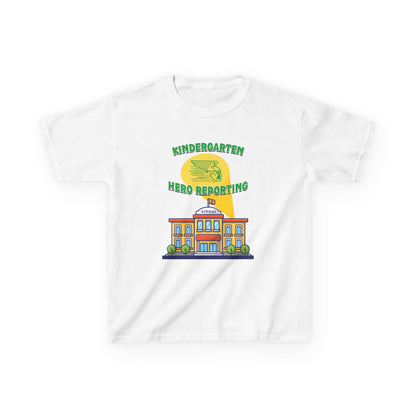 Kindergarten: Hero Reporting for Duty – Greenway Raiders Kids Tee