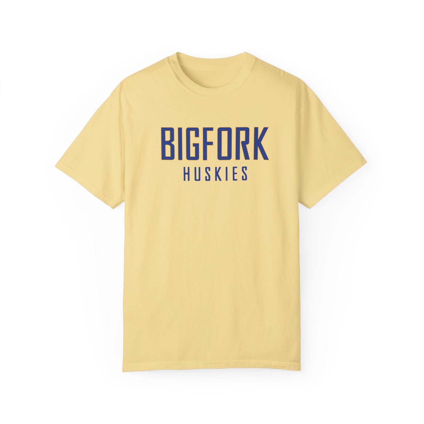 Bigfork Huskies Wordmark Unisex Garment-Dyed T-shirt