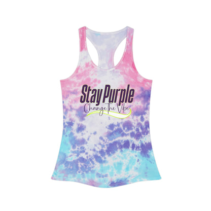 Change the Vibe Tie-Dye Racerback Tank
