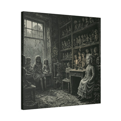 The Dollmaker's Den – Haunted Canvas Wall Art