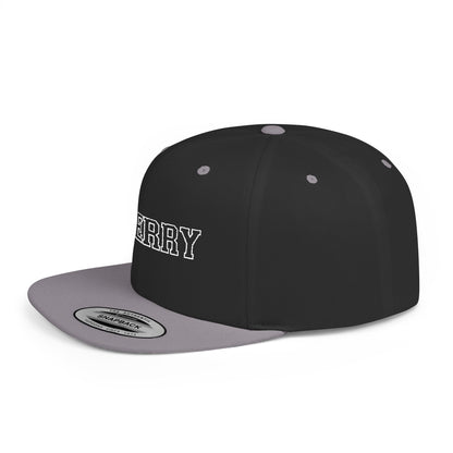 Cherry Flat Bill Snapback – Blend In? Never. 🍒🎯