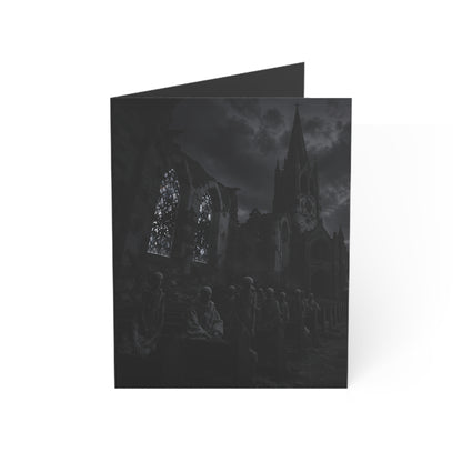 Congregation of the Forgotten – Gothic Horror Greeting Card