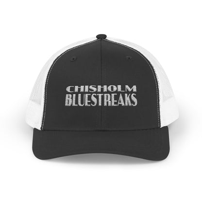 Chisholm Bluestreaks Snapback Trucker Hat – Mesh, Mean, and Made for Game Day