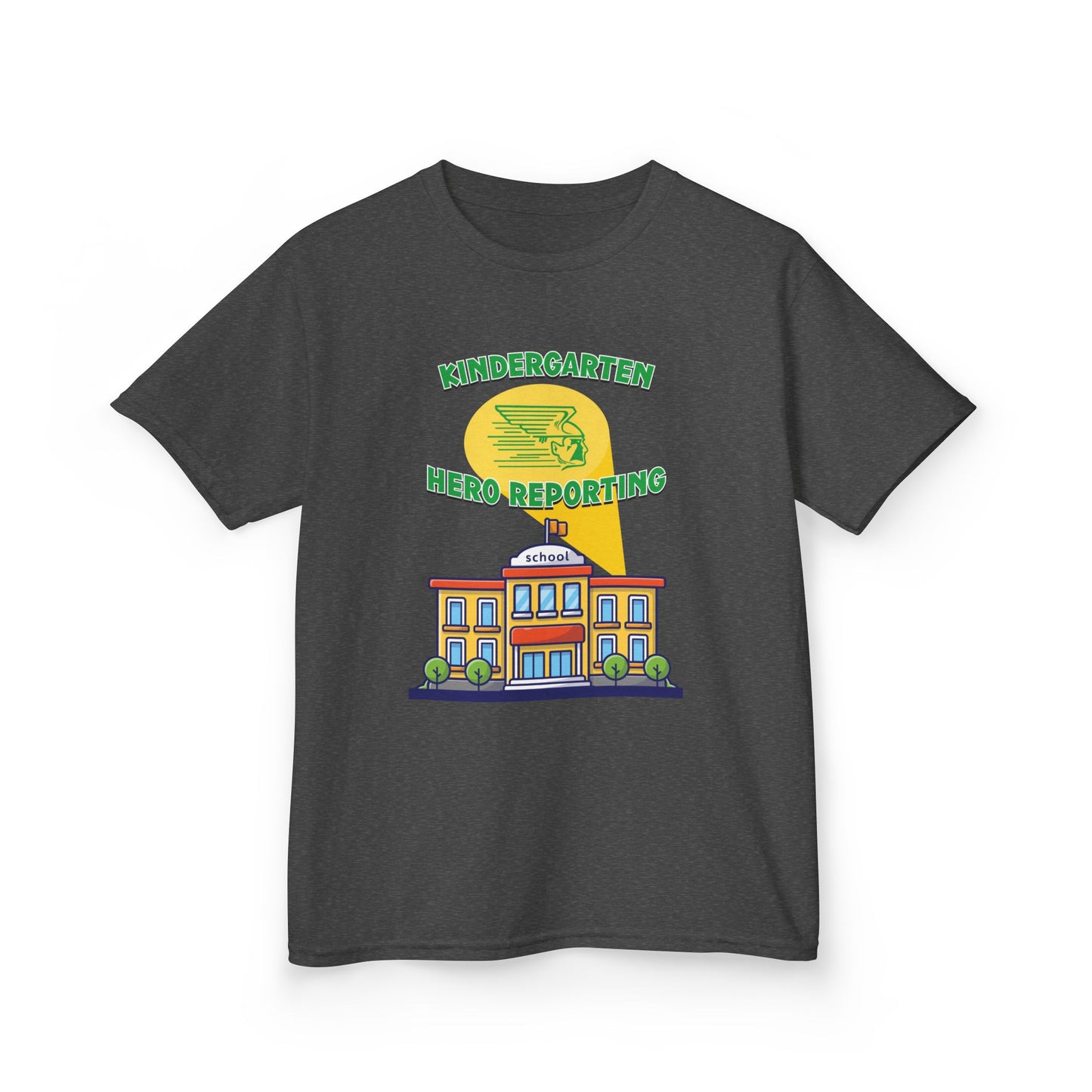 Kindergarten: Hero Reporting for Duty – Greenway Raiders Kids Tee