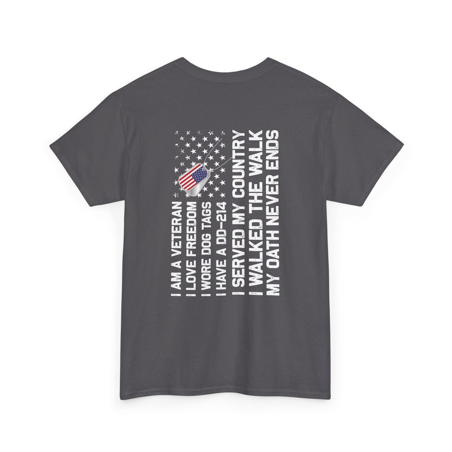 Title: Veteran Oath Tee - A Statement of Honor and Service
