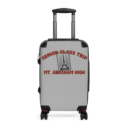 Mt. Abraham High Senior Class Trip Suitcase – Paris or Bust (Travel at Your Own Risk)