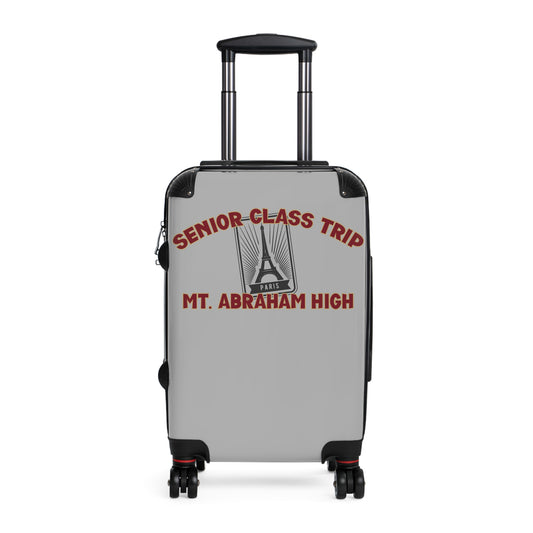 Mt. Abraham High Senior Class Trip Suitcase – Paris or Bust (Travel at Your Own Risk)